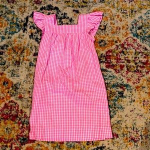 Collyn raye pink gingham dress.